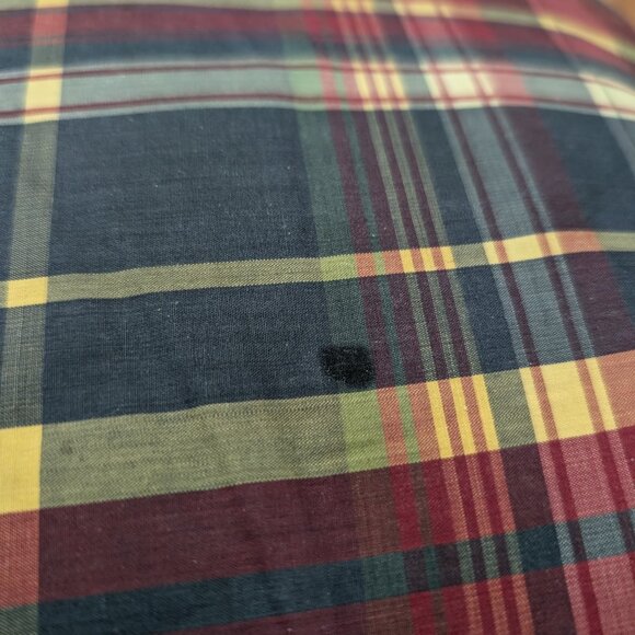 Ralph Lauren Polo LRL Garrison Tartan Plaid Large 18" Throw Accent Pillow - Picture 7 of 7